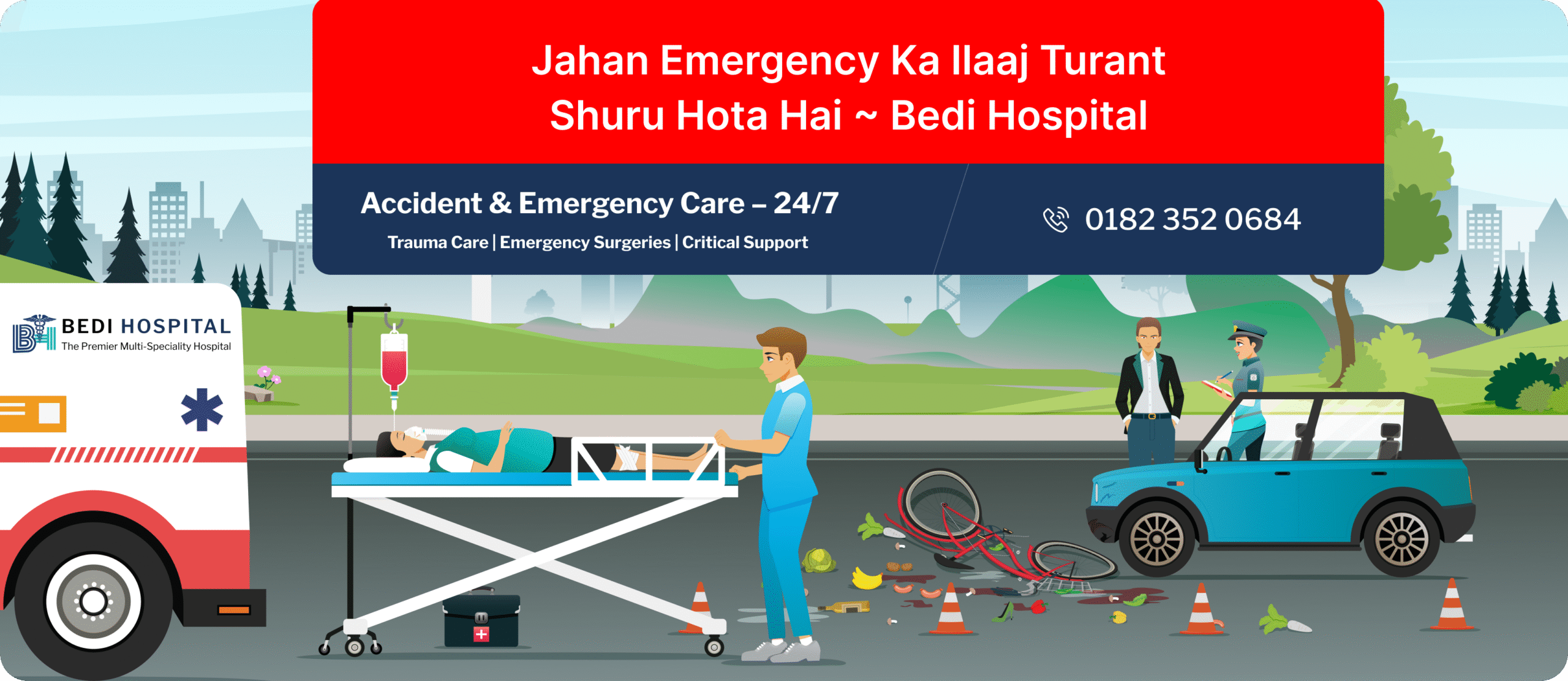 Emergency Banner Bedi